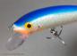Preview: Nils Master Invincible 12 cm Floating Wobbler, Farbe: blau/weiß/glitter 046, Gewicht: 24 Gramm