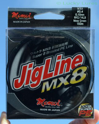 8-fach Geflochtene für das feine Fischen.