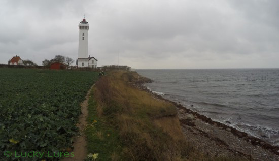 Leuchtturm von Helnæs markiert ein Top-Revier.