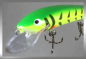 Preview: Nils Master INVINCIBLE Floating Wobbler, Größe: 15 cm, Farbe: 088 Green White Fishbones, Gewicht: 30 Gramm