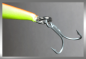 Preview: Nils Master Invincible 20 cm Floating Wobbler (reduziert wegen leichter Lackfehler), Farbe: 070 orange/weiß/gelb gestreift, Gewicht: 70 Gramm