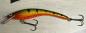 Preview: Turus Ukko Original Wobbler schwimmend, Länge: 12 cm, Farbe: Yellow Perch 031, mit roter Tauchschaufel, UV
