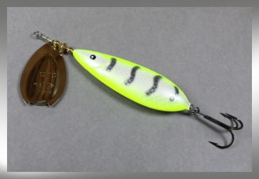 Bete LOTTO Spinner 24 Gramm, Länge: 75 mm, Farbe: 117 Yellow Ghost