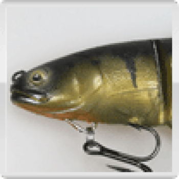 Castaic PlatinumTrout Swimbait (reduziert von 21,90 EUR auf 15,99 EUR  25 % Rabatt), 6 Zoll (15 cm), Farbe: Yellow Perch, fast sinking