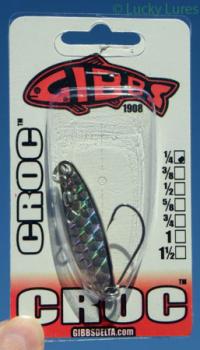CROC Blinker, Gewicht: 7 Gramm, Farbe: Silver Hex von Gibbs Delta