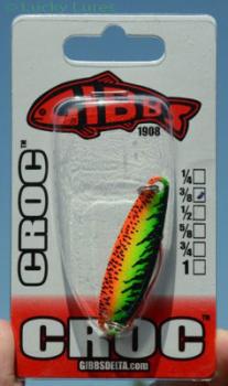 CROC Blinker, Gewicht: 10 Gramm, Farbe: FIRE TIGER von Gibbs Delta
