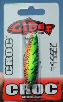 CROC Blinker, Gewicht: 14 Gramm, Farbe: FIRE TIGER von Gibbs Delta
