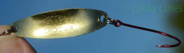 CROC Blinker, Gewicht: 10 Gramm, Farbe: Messing Metallic Perch von Gibbs Delta