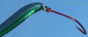 CROC Blinker, Gewicht: 14 Gramm, Farbe: Chrome Green Stripe von Gibbs Delta