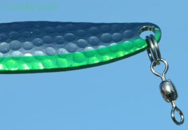 CROC Blinker, Gewicht: 7 Gramm, Farbe: Chrome Green Stripe von Gibbs Delta