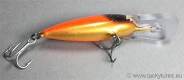 Nils Master HAKA DEEP DIVING 7cm Wobbler, Gewicht: 8 g, Farbe: 274 Black Head Orange Copper Gold
