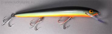 Nils Master Invincible 18 cm Floating Wobbler, Farbe: 015 Prey Fish Orange, Gewicht: 40 Gramm