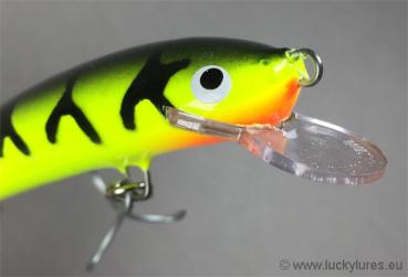 Nils Master INVINCIBLE Floating Wobbler, Größe: 12 cm, Farbe: 024 Pike Bones Yellow, Gewicht: 24 Gramm