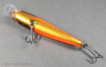 Nils Master INVINCIBLE Floating Wobbler, Größe: 12 cm, Farbe: 274 Black Head Orange Copper Gold, Gewicht: 24 Gramm