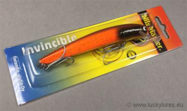 Nils Master INVINCIBLE Floating Wobbler, Größe: 12 cm, Farbe: 274 Black Head Orange Copper Gold, Gewicht: 24 Gramm