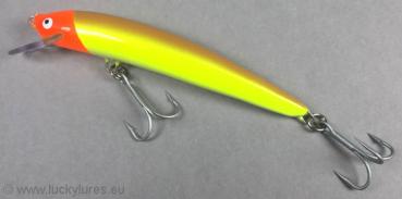 Nils Master INVINCIBLE Floating Wobbler, Größe: 12 cm, Farbe: 013 Orange Head Gold, Gewicht: 24 Gramm