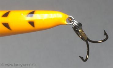 Nils Master INVINCIBLE Floating Wobbler, Größe: 15 cm, Farbe: 072 Fishbones Orange, Gewicht: 30 Gramm