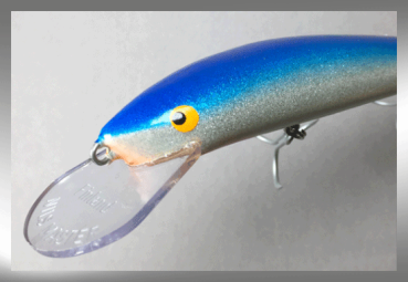 Nils Master Invincible 20 cm Floating Wobbler, Farbe: 046 blau/weiß/glitter, Gewicht: 70 Gramm