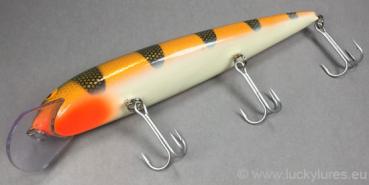 Nils Master Invincible 25 cm Floating Wobbler, Farbe: 007 Real Perch, Gewicht: 120 Gramm