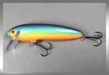 NILS MASTER Jumbo Shallow Wobbler schwimmend, Länge: 12 cm, Farbe: 015 Prey Fish Orange, Gewicht: 27 Gramm