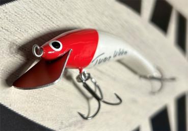 Preview: Turus Ukko Original Wobbler, Länge: 12 cm, Farbe: Red Head 155, mit roter Tauschaufel