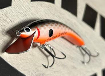 Turus Ukko Original Wobbler, Länge: 12 cm, Farbe: Tennessee Shad 247, mit roter Tauschaufel, UV