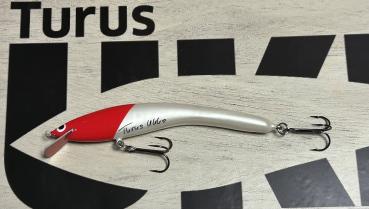 Preview: Turus Ukko Original Wobbler, Länge: 16 cm, Farbe: Red Head 155, mit roter Tauchschaufel