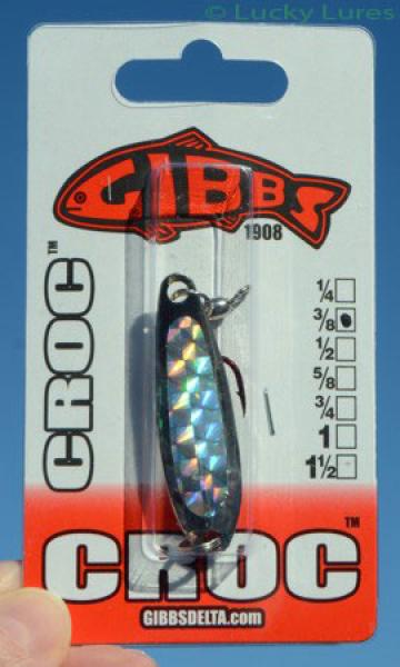 CROC Blinker, Gewicht: 10 Gramm, Farbe: Silver Hex von Gibbs Delta