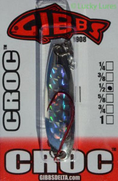 CROC Blinker, Gewicht: 14 Gramm, Farbe: Silver Hex von Gibbs Delta