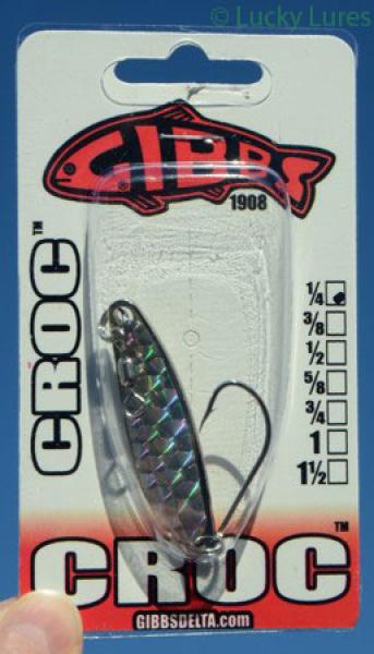 CROC Blinker, Gewicht: 7 Gramm, Farbe: Silver Hex von Gibbs Delta