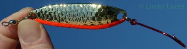 CROC Blinker, Gewicht: 14 Gramm, Farbe: Messing Fire Stripe von Gibbs Delta