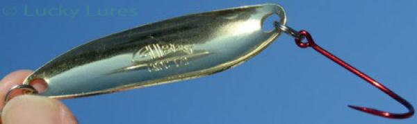 CROC Blinker, Gewicht: 14 Gramm, Farbe: Messing Fire Stripe von Gibbs Delta