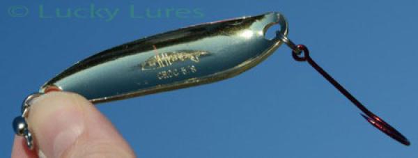 CROC Blinker, Gewicht: 18 Gramm, Farbe: Messing Fire Stripe von Gibbs Delta