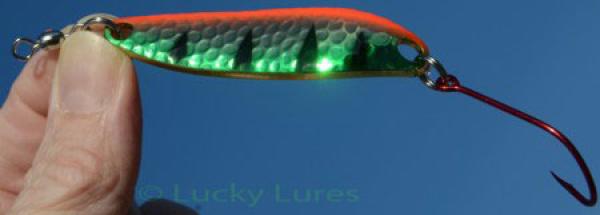 CROC Blinker, Gewicht: 18 Gramm, Farbe: Messing Metallic Perch von Gibbs Delta