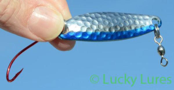 CROC Blinker, Gewicht: 10 Gramm, Farbe: Chrome Blue Stripe von Gibbs Delta
