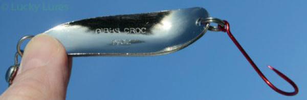 CROC Blinker, Gewicht: 14 Gramm, Farbe: Chrome Blue Stripe von Gibbs Delta