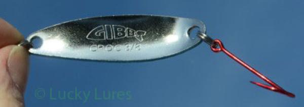 CROC Blinker, Gewicht: 14 Gramm, Farbe: Chrome Green Stripe von Gibbs Delta