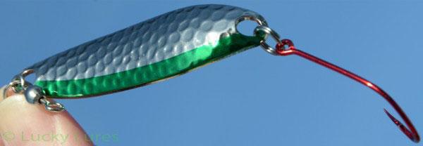 CROC Blinker, Gewicht: 14 Gramm, Farbe: Chrome Green Stripe von Gibbs Delta