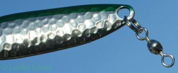 CROC Blinker, Gewicht: 14 Gramm, Farbe: Chrome Green Stripe von Gibbs Delta