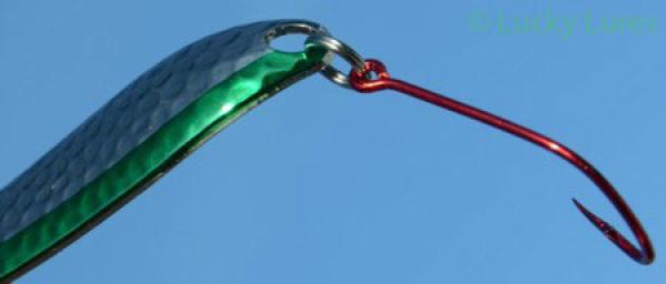 CROC Blinker, Gewicht: 14 Gramm, Farbe: Chrome Green Stripe von Gibbs Delta