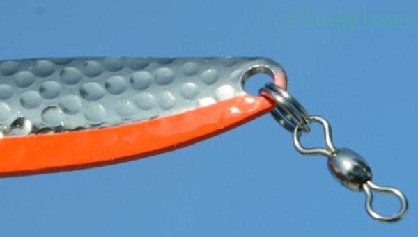 CROC Blinker, Gewicht: 7 Gramm, Farbe: Nickel Fire Stripe von Gibbs Delta