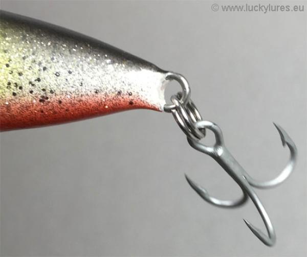 Nils Master HAKA DEEP DIVING 7cm Wobbler, Gewicht: 8 g, Farbe: 226 Rainbow Fish Glitter