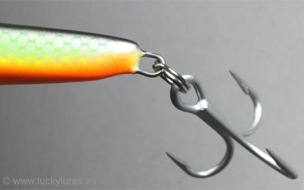 Nils Master Invincible 18 cm Floating Wobbler, Farbe: 015 Prey Fish Orange, Gewicht: 40 Gramm