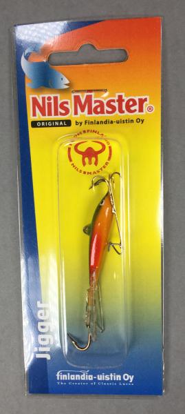 Jigger Größe 2 von Nils Master zum Schnapperpreis, Farbe: 52 Rainbow-Head, Länge: 7 Zentimeter, Gewicht: 10 Gramm