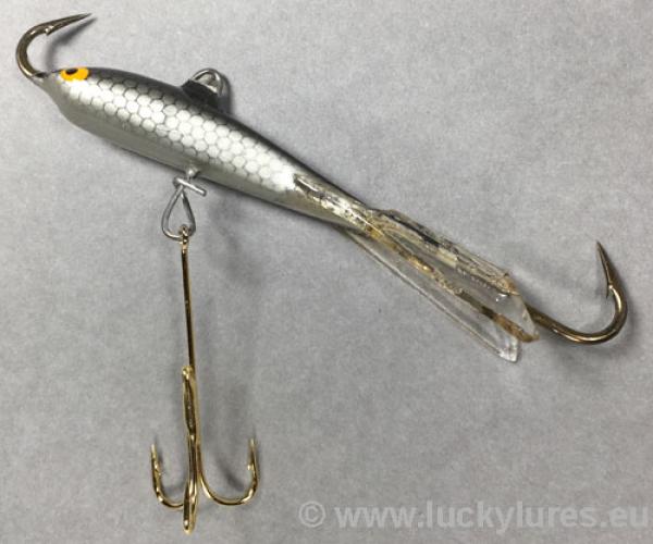 Jigger Größe 2 von Nils Master zum Schnapperpreis, Farbe: 55 Silver Scale, Länge: 7 Zentimeter, Gewicht: 10 Gramm