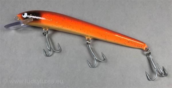 Nils Master INVINCIBLE Floating Wobbler, Größe: 15 cm, Farbe: 274 Black Head Orange Copper Gold, Gewicht: 30 Gramm