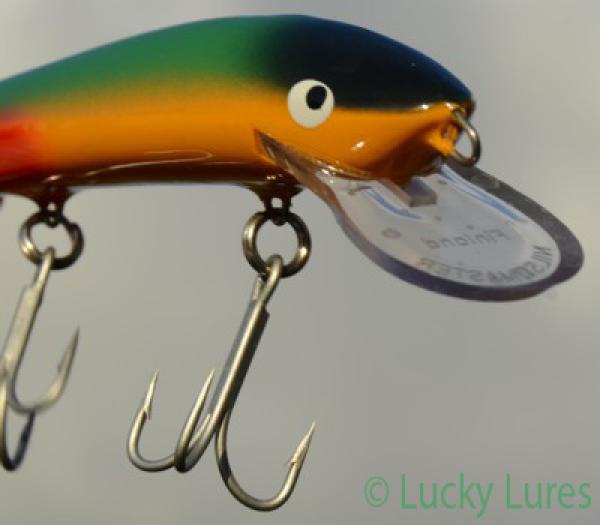 Nils Master INVINCIBLE Floating Wobbler, Größe: 15 cm, Farbe: 052 Blackhead Rainbow, Gewicht: 30 Gramm