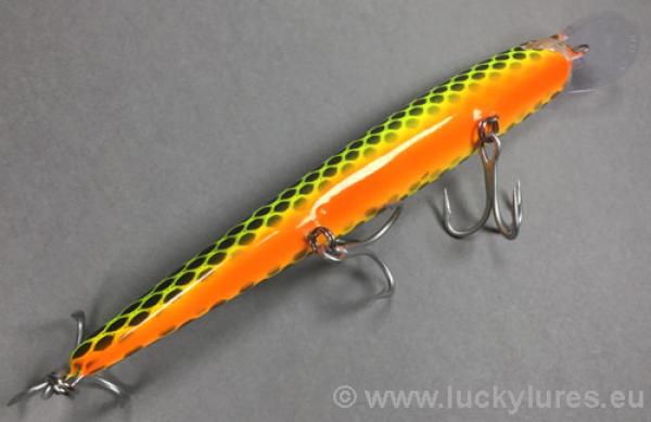 Nils Master Invincible 18 cm Floating Wobbler, Farbe: 175 Fire Snake, Gewicht: 40 Gramm