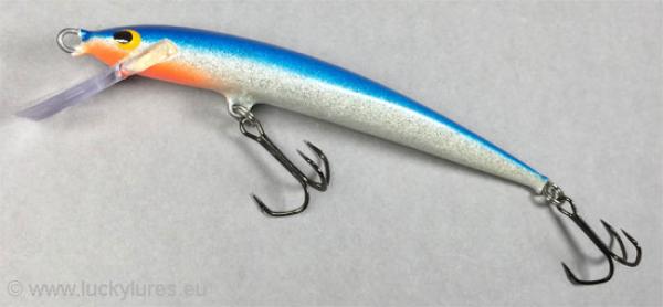 Nils Master Invincible Zoom 12 cm,Farbe: blau/weiß/glitter 046, Gewicht: 10 Gramm