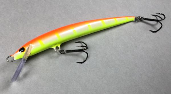 Nils Master Invincible Zoom 12 cm, Farbe: orange/weiß/gelb gestreift 070, Gewicht: 10 Gramm